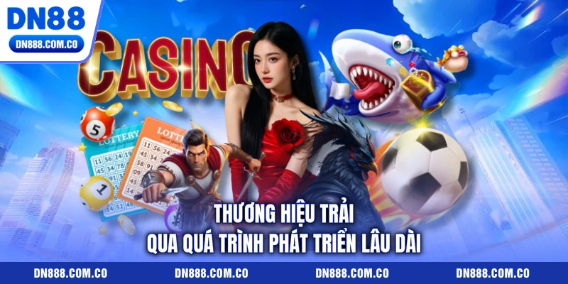 Thương hiệu trải qua quá trình phát triển lâu dài Thương hiệu trải qua quá trình phát triển lâu dài